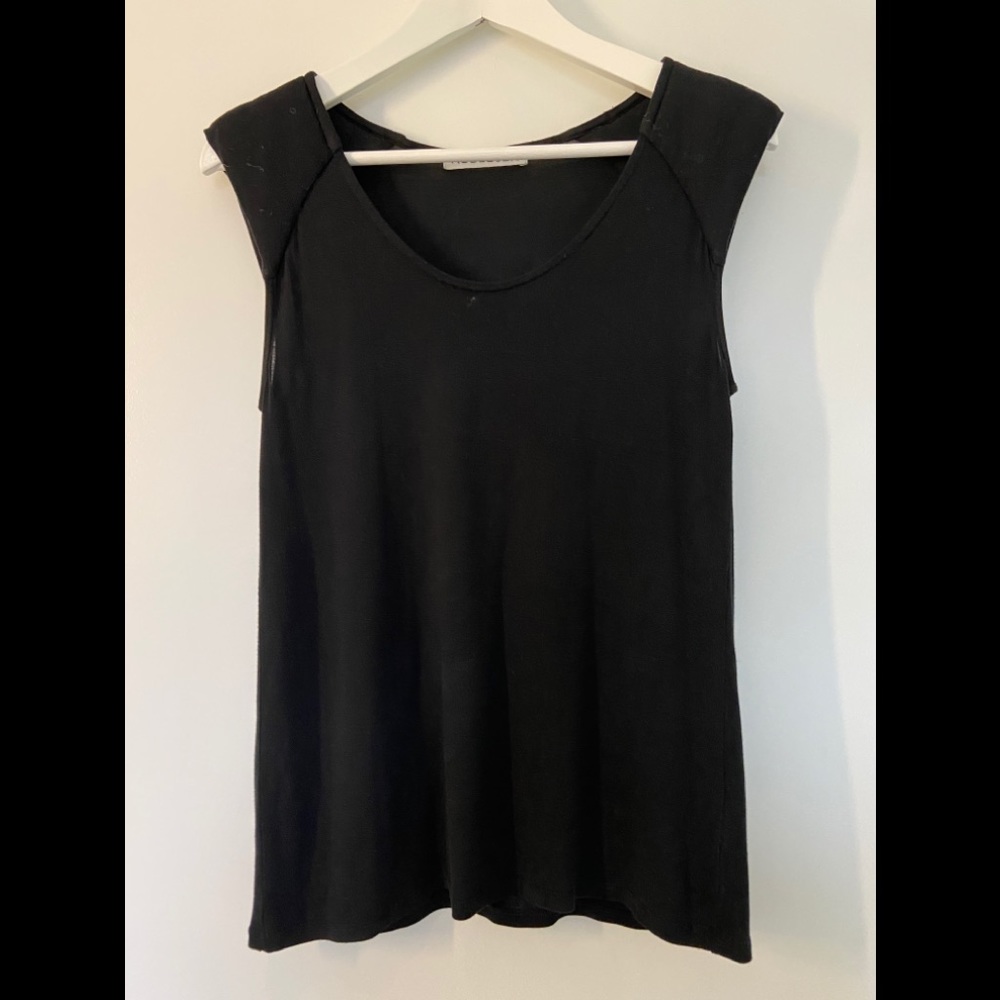 Rodebjer Top with padded shoulder detailing